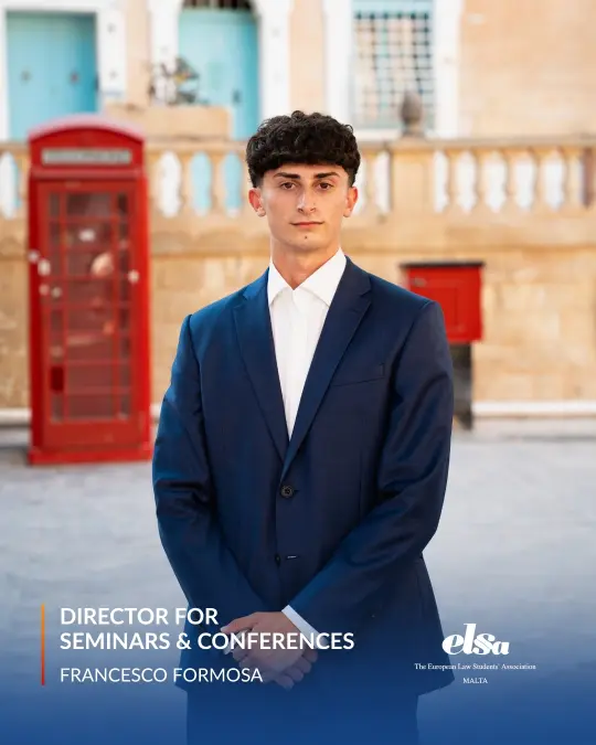 Francesco Formosa, Director for Seminars and Conferences