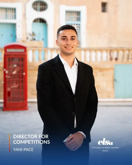 Yani Pace, Director for Competitions